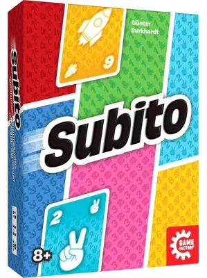 Productafbeelding van Game Factory SUBITO – Bordspel, vanaf 8 jaar, voor 2 tot 4 spelers, snelspel