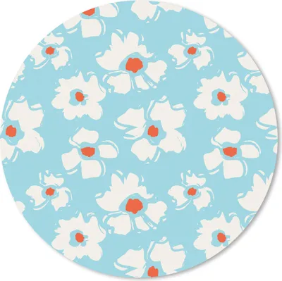 Produktbild von MuchoWow® Mauspad Mousepad Aquarell - Blumen - Muster 30x30 cm - Mousepads - Maus Mat - Pad - Mausunterlage - Tischunterlage - Schreibtischmatten