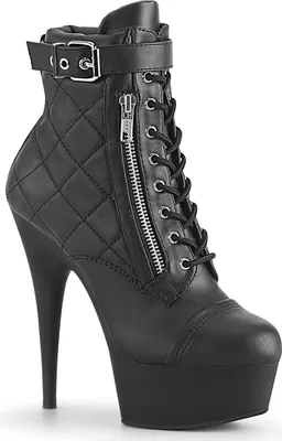 Produktbild von DELIGHT-600-05 Damen Booties von Pleaser, Schwarz EU 36, US 6