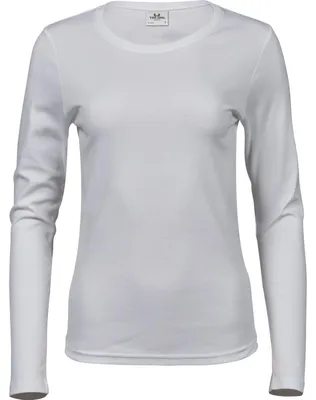 Produktbild von Tee Jays - T-Shirt für Damen Langärmlig FK3305 (3XL) (Weiß)