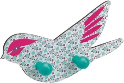 Produktbild von Kindergarderobe mit Vogelmotiv