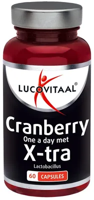 Productafbeelding van Lucovitaal Cranberry met X-tra Lactobacillus 60 capsules