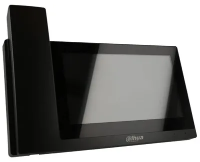 Produktbild von Dahua VTH5421E-H 7-Zoll-IP-Video-Gegensprechanlagen-Innenmonitor mit WLAN, Touchscreen und PoE, schwarz
