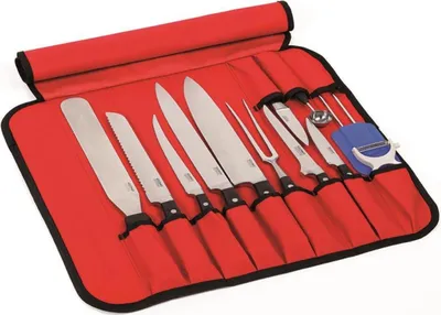 Produktbild von Kelomat Messertasche Profi 12 teilig befüllt