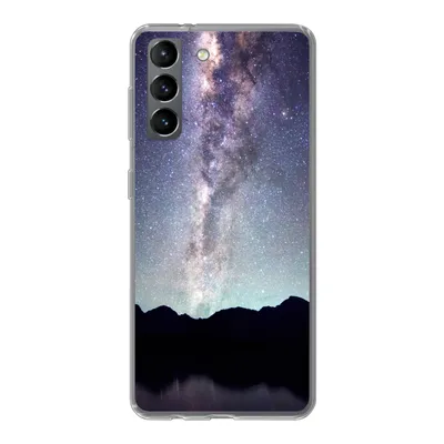Produktbild von MuchoWow® Handyhülle Schutzhülle Hülle für Samsung Galaxy S21 Universum - Galaxie - Sternenhimmel - Jungen - Mädchen - Kinder Silikon Softcase Handy Hülle - Softcase