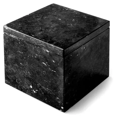Produktbild von Salzstreuer aus schwarzem Marmor, 11 x 11 x 10,3 cm