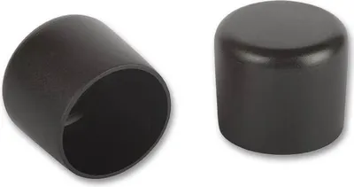 Produktbild von Rohrkappen rund 30 mm schwarz VE 20 fix-o-moll