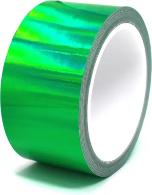 Produktbild von 10m Zierstreifen 40mm Hologramm Grün Dekorstreifen Auto Motorrad Boot Modellbau Klebestreifen