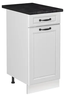 Obrázek produktu pro Skříňka pod dřez Vicco R-Line Bílý venkovský dům/Bílá 40 cm pracovní deska Antracit, Model 72904