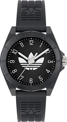 Produktbild von Adidas Uni Uhr PROJECT FOUR Kunststoff schwarz AOST24568