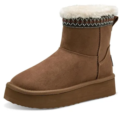 Image de Bottes d'hiver pour femmes MARCO TOZZI, doublées, couleur marron (noisette), taille 36 EU
