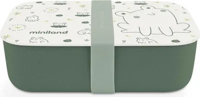Obrázok produktu pre MIniland ECO-friendly Box na uloženie jedla/desiaty, 1L, Žabka