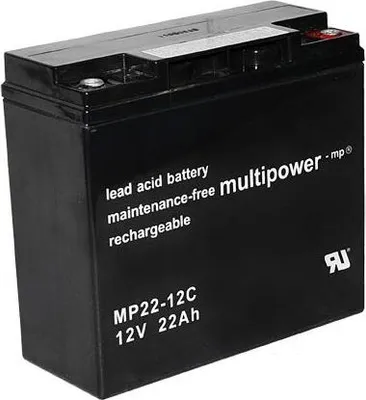 Produktbild von Pb-Akku MULTIPOWER 12 V/22,0 Ah