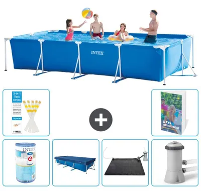 Immagine prodotto di Piscina fuori terra rettangolare - 450x220x84 cm - composta da 5 elementi, modello S97