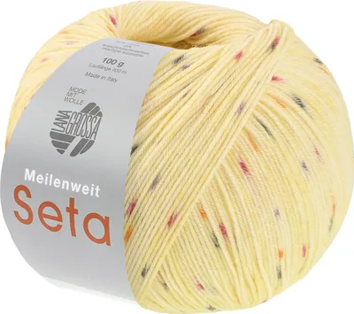 Produktbild von Lana Grossa MEILENWEIT 100 g SETA BORNEO 4-fach Merino-Sockenwolle 420 m Farbe 3456