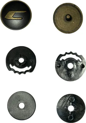 Produktbild von Visierbefestigungssatz Schwarz Gold für Helm CGM 801 EBI