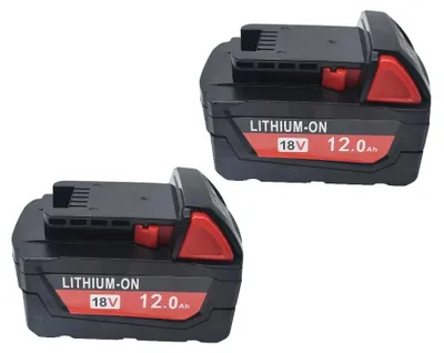 Image de Batterie de remplacement, capacité de 12000 mAh, kit comprenant le chargeur, 2 batteries de 12000 mAh
