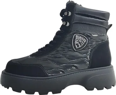 Produktbild von Blauer USA Blanca Damenschuhe Schnürstiefel Schwarz Freizeit, Schuhgröße:39 EU