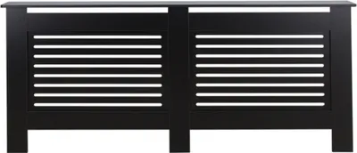 Immagine prodotto di VDD Copertura per radiatore - Copertura per impianto di riscaldamento - Copertura per radiatore - 172 cm x 82 cm - Design moderno - Nero