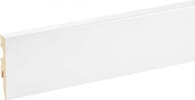 Zdjęcie produktu dla Listwa przypodłogowa MDF 60x11mm Cezar Biały RAL9003 Mat 2,20m