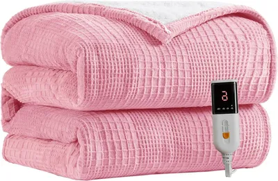 Produktbild von Elektrische Decken – Heizdecken – Für wohlige Wärme – 9 Wärmestufen – 130x160 cm – Rosa