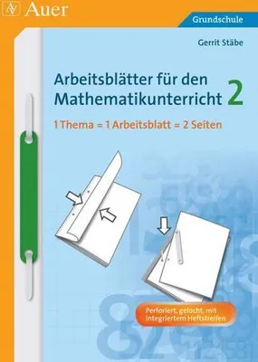 Produktbild von Arbeitsblätter für den Mathematikunterricht 2