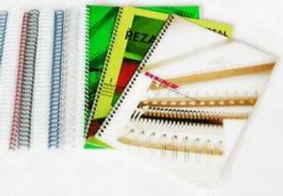 Zdjęcie produktu dla Grzbiety metalowe 2:1, 25,4 mm, czerwone - opakowanie 50 szt