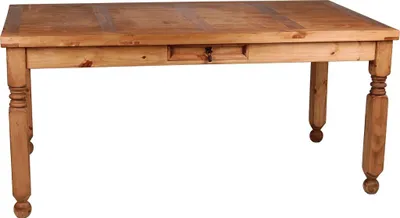 Produktbild von MiaMöbel Esstisch Mexico Möbel 140x90 cm Ansteckplatten Landhausstil Massivholz Pinie Honig