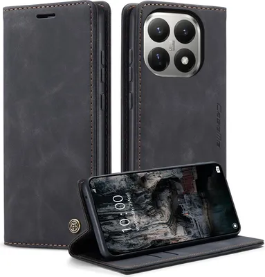 Produktbild von Xiaomi 15T Hülle - CaseMe 013 Klapphülle - Schwarz