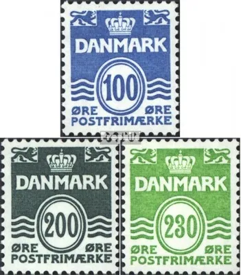 Produktbild von Briefmarken Dänemark 1983 Mi 774-775,792 (kompl.Ausg.) postfrisch Freimarken