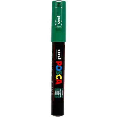 Produktbild von Uni Posca Marker, Strichstärke: 0,7 mm,  PC-1M , Grün, extrafein, 1Stck