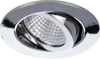 Produktbild von Brumberg 12261023, Einbaustrahler, 1 Glühbirne(n), LED, 2700 K, 710 lm, Chrom
