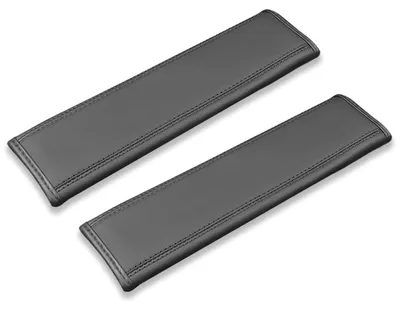 Image de TRANKIELO® - 2 coussins de ceinture de sécurité pour voiture - Protection de la ceinture de sécurité - Confortables pour adultes et enfants