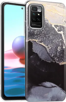 Immagine prodotto di Custodia per Xiaomi Redmi 10 2022 Cover protettiva Marble Motif Custodia per telefoni cellulari Silicone Slim Cover