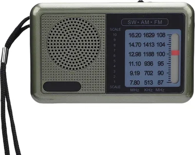 Image de Radio portable AM FM SW pour les personnes âgées HiFi Full Band USB Rechargeable Battery Operated Radio for Home Outdoor Style 2