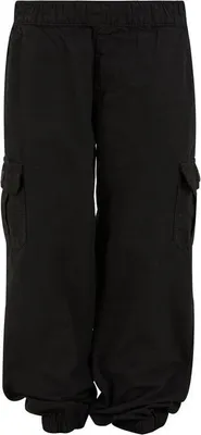 Productafbeelding van Kinderbroek cargo model Urban Classics, meisjes, ripstop, zwart - maat 110/116