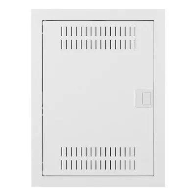 Zdjęcie produktu dla MSF rozdzielnica 2x12 multimedialna podtynkowa drzwi metalowe BIAŁY