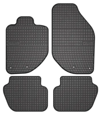 Produktbild von Gummi-Fußmatten für Volvo V70 I 1996-2000 (Kombi) – 4-tlg, Schwarz, passgenau