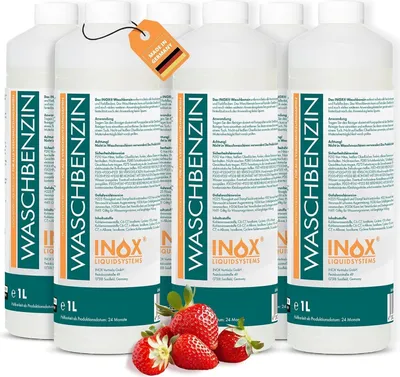 Produktbild von INOX® Waschbenzin 6x1L - Reinigungsbenzin Spezial Reiniger Benzin Entfetter