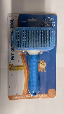 Productafbeelding van VED Zelfreinigende borstel voor huisdieren, geschikt voor honden en katten, voor zachte vachtverzorging