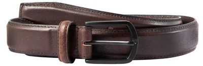 Produktbild von Leonardo Verrelli Uni Gürtel LV0151 90 cm - 140 cm (Bundweite) in Braun aus 100% Echtleder, Herrengürtel