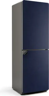 Produktbild von Farbe: Dunkelmarineblau – Magnetische Kühlschrank Abdeckung – Dekorfolie magnetisch Küche – Kühlschrank Magnet Deko – selbstklebende Magnettafel – Magnetfolie für Kühlschranktür – 60x180 cm