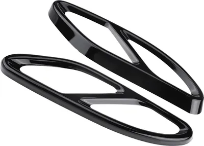 Obrázok produktu pre Fydun kryt výfukového potrubia z vysokokvalitnej nehrdzavejúcej ocele pre triedu C207 GLC E 14-17 Coup�� (lesklá čierna)