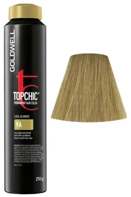 Produktbild von Goldwell Topchic The Blondes, Blond, 9A, Very Light Ash Blonde, Unisex, 250 ml, Alle Haare