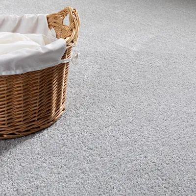 Produktbild von Steffensmeier Teppichboden Cambridge | Meterware Auslegware Wohnzimmer Schlafzimmer Kinderzimmer | grau | 400x500 cm