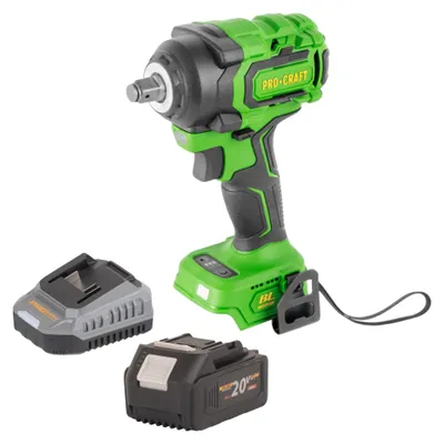 Produktbild von Procraft PWA18bb Akku Schlagschrauber 20 V 550 Nm 1/2" Brushless + 1x Akku 4,0 Ah + Ladegerät
