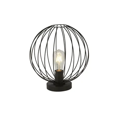 Immagine prodotto di Abatjour Industrial-Nordico Rondo Acciaio Nero 1 Luce E27
