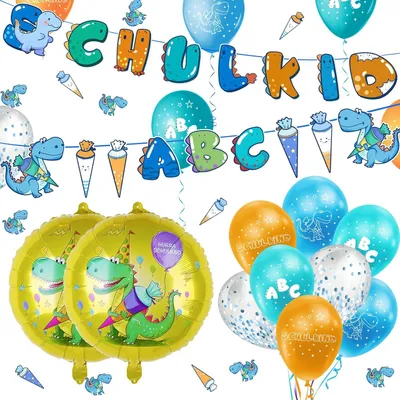 Immagine prodotto di Set di palloncini blu dinosauro 30 pezzi decorazione
