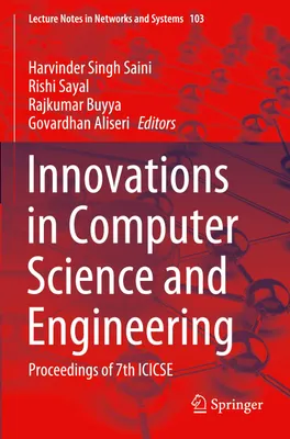 Produktbild von Innovations in Computer Science and Engineering