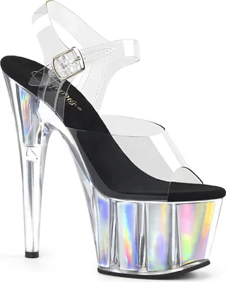 Produktbild von ADORE-708HGI Damen Sandale von Pleaser, Transparent EU 36, US 6